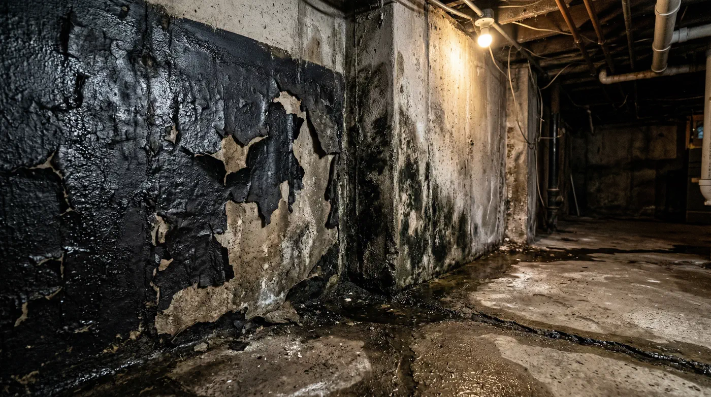 Мастика в подвале